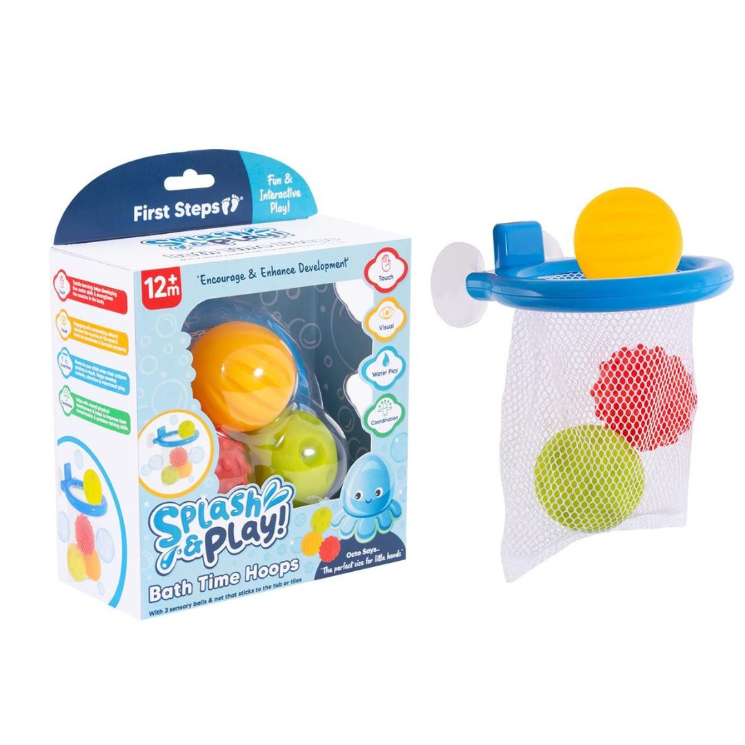First Steps Splash & Play Bath Time Hoops Toy